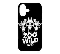 Carcasa para iPhone 17 Zoo Wild Dad Safari Vida Silvestre Familia Animal Viaje a Juego