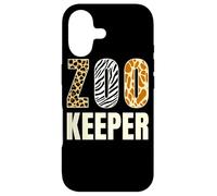 Carcasa para iPhone 17 Zookeeper Zoo Animals Savanna Safari Divertido Disfraz de Halloween