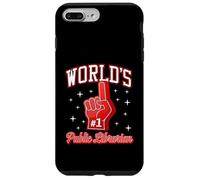 Carcasa para iPhone 7 Plus/8 Plus #1 Public Librarian World - Gráfico de Dedos de Espuma número uno