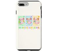 Carcasa para iPhone 7 Plus/8 Plus 100 Days Is Alotl School Cute Axolotl Aula Niños Niña