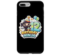 Carcasa para iPhone 7 Plus/8 Plus 12 años cumpleaños Ninja Boys Doce 12 Fiesta duodécima