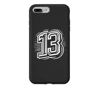 Carcasa para iPhone 7 Plus/8 Plus 13 - Atrás - Unlucky to Some - Número 13 para Equipos Deportivos
