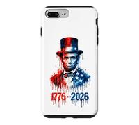 Carcasa para iPhone 7 Plus/8 Plus 1776 2026 Bandera patriótica de los Estados Unidos de Abraham Lincoln