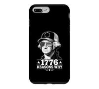 Carcasa para iPhone 7 Plus/8 Plus 1776 Razones por Las Que es Divertido 4 de Julio George Washington