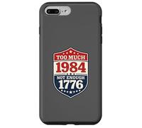 Carcasa para iPhone 7 Plus/8 Plus 1984 Referencia distópica Anti Tiranía Libertad Amante