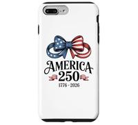 Carcasa para iPhone 7 Plus/8 Plus 250th Years American USA Shirt Patriotic Freedom 4th of July