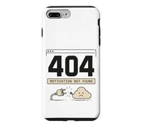 Carcasa para iPhone 7 Plus/8 Plus 404 Motivación no encontrada Retro Internet Humor