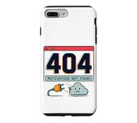 Carcasa para iPhone 7 Plus/8 Plus 404 Motivación no encontrada Retro Internet Humor