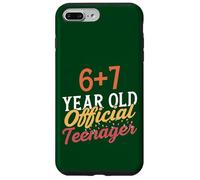 Carcasa para iPhone 7 Plus/8 Plus 6 7 Meme Diseño de cumpleaños número 13 Ahora Soy Oficialmente un Adolescente