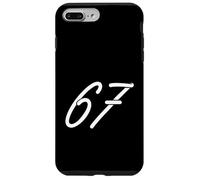 Carcasa para iPhone 7 Plus/8 Plus 67 Diseño de números mínimos Inspirado en Italia