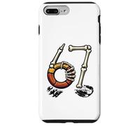 Carcasa para iPhone 7 Plus/8 Plus 67 Meme Bones Esqueleto Sudaderas Camiseta Six Seven
