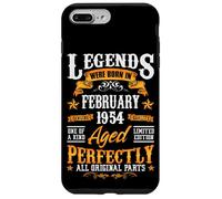 Carcasa para iPhone 7 Plus/8 Plus 72.o cumpleaños Leyendas Vintage Nacido en 1954 72 años
