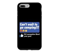 Carcasa para iPhone 7 Plus/8 Plus 942 A los Mosquitos Les gustó tu publicación Mosquito Meme Funny Camping