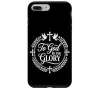 Carcasa para iPhone 7 Plus/8 Plus A Dios Sea La Gloria Cristiano Fe Creyente