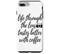 Carcasa para iPhone 7 Plus/8 Plus A Través De La Lente Sabe Mejor Arte Amante del Café