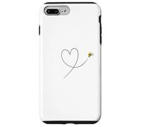 Carcasa para iPhone 7 Plus/8 Plus Abeja Volar Un Corazón Animales Natural