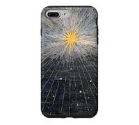 Carcasa para iPhone 7 Plus/8 Plus Abstracto Amarillo Starburst Mystic Celestial Diseño Cósmico