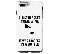 Carcasa para iPhone 7 Plus/8 Plus Acabo de rescatar un Poco de Vino, Estaba Atrapado en una Botella Divertido