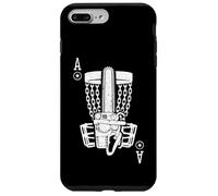 Carcasa para iPhone 7 Plus/8 Plus Ace Disc Golf Player Hole In One - Tarjeta Divertida para Motosierra