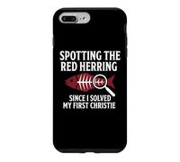 Carcasa para iPhone 7 Plus/8 Plus Acogedor Misterio Amante de los Libros Leyendo Crimen Ratón de Biblioteca Humor