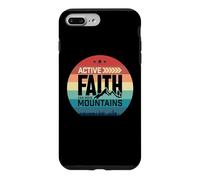 Carcasa para iPhone 7 Plus/8 Plus Active Faith Can Move Mountains Christian Men Women Kids