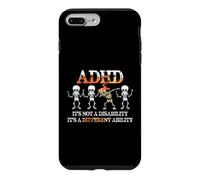 Carcasa para iPhone 7 Plus/8 Plus ADHD It's Not Disability It's A Different Ability Skeleton