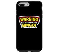 Carcasa para iPhone 7 Plus/8 Plus Advertencia Puede De repente Gritar Bingo Amante Noche Evento Divertido Broma