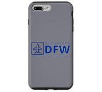 Carcasa para iPhone 7 Plus/8 Plus Aeropuerto Internacional de Dallas Fort Worth DFW Texas Código GPS