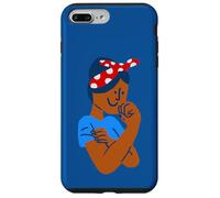 Carcasa para iPhone 7 Plus/8 Plus Africano Negro Rosie el remachador Rockabilly Retro Icono ww2