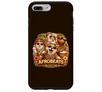 Carcasa para iPhone 7 Plus/8 Plus Afro Beats Música Rítmica Capybara Shiba-Inu Gato Diseño