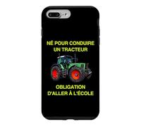 Carcasa para iPhone 7 Plus/8 Plus Agriculteur Fermier Agriculture Paysan Tracteur École Enfant