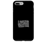Carcasa para iPhone 7 Plus/8 Plus Agua Viva Bautismo Cristiano Adoración Oración Iglesia Fe