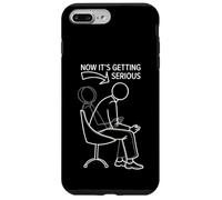 Carcasa para iPhone 7 Plus/8 Plus Ahora se está volviendo Serio Gamer inclinándose hacia adelante