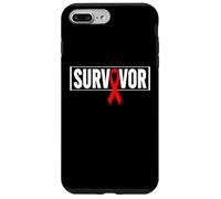 Carcasa para iPhone 7 Plus/8 Plus Aids Survivor VIH Red Ribbon Aids Warrior - Día Mundial del SIDA