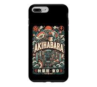 Carcasa para iPhone 7 Plus/8 Plus Akihabara Mecánica Koi Futuro Distrito Tokio Japón Gráfico