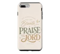 Carcasa para iPhone 7 Plus/8 Plus Alabado Sea el Señor Salmo 150 6 Escritura