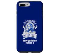 Carcasa para iPhone 7 Plus/8 Plus Aleluya y cafeína Amén Amado café Iglesia con Texto en alemán