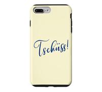 Carcasa para iPhone 7 Plus/8 Plus Alemán hasta Luego, Alemania Tschüss Adiós