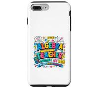 Carcasa para iPhone 7 Plus/8 Plus Álgebra Educador Matemáticas Inspiración Diseño Colorido