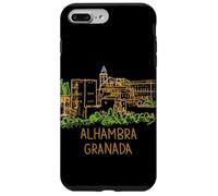 Carcasa para iPhone 7 Plus/8 Plus Alhambra Granada España Viaje Souvenir City Monumento Regalo