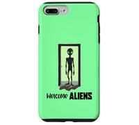 Carcasa para iPhone 7 Plus/8 Plus Alien Standing In Doorway Surrealista Sci Fi Design