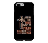 Carcasa para iPhone 7 Plus/8 Plus All My Role Models Went Pr Son Jesús Biblia Verso Religioso