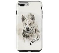 Carcasa para iPhone 7 Plus/8 Plus Aloka The Walk for Peace Dog Spreading Hope Indian Ink Art