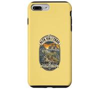 Carcasa para iPhone 7 Plus/8 Plus Alta-Via-1 Trail Hiking Venture Badge, Dolomitas, Italia