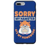 Carcasa para iPhone 7 Plus/8 Plus Alumno: Lo Siento, mi hámster se comió mis Deberes, Cita de Regreso a la Escuela