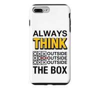 Carcasa para iPhone 7 Plus/8 Plus Always Think Outside The Box Illustration Graphic Designs