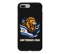 Carcasa para iPhone 7 Plus/8 Plus Am Yisrael Chai León de Judá Bandera Israelí Inglés