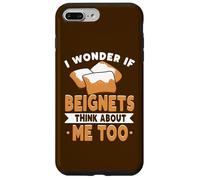 Carcasa para iPhone 7 Plus/8 Plus Amante de Nueva Orleans Me pregunto si Beignets piensan en mí también