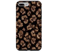 Carcasa para iPhone 7 Plus/8 Plus Amarillo Marrón Leopardo Luxe Animal Spot Elegante Diseño Glam