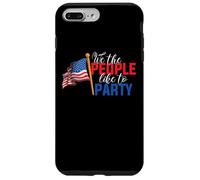 Carcasa para iPhone 7 Plus/8 Plus American Flag 4th of July We The People Like To Party